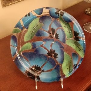 Genesis Christallery art glass plate